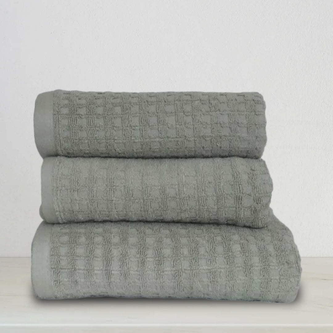 Waffle | 3-Piece Towel Set | THB3WSG