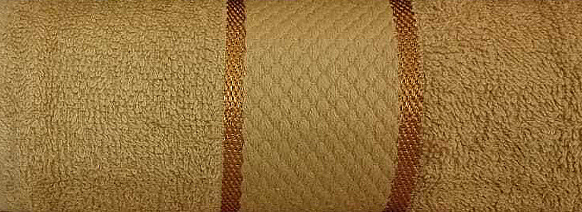 Fancy Three Pieces Towel Set in Mustard - Pack of 3