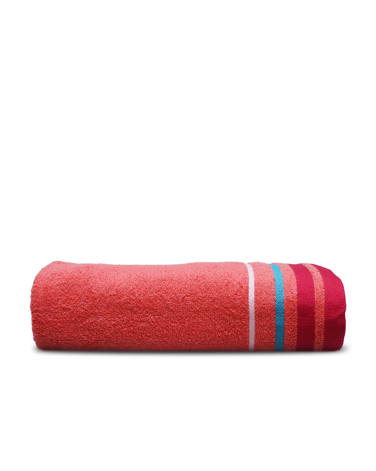 Pink Bath Sheet Stripe