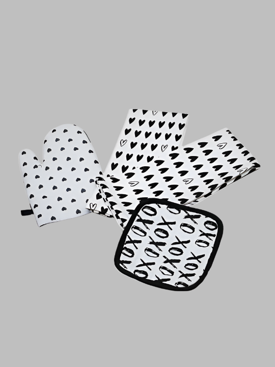 Oven Mitt (Love Black)