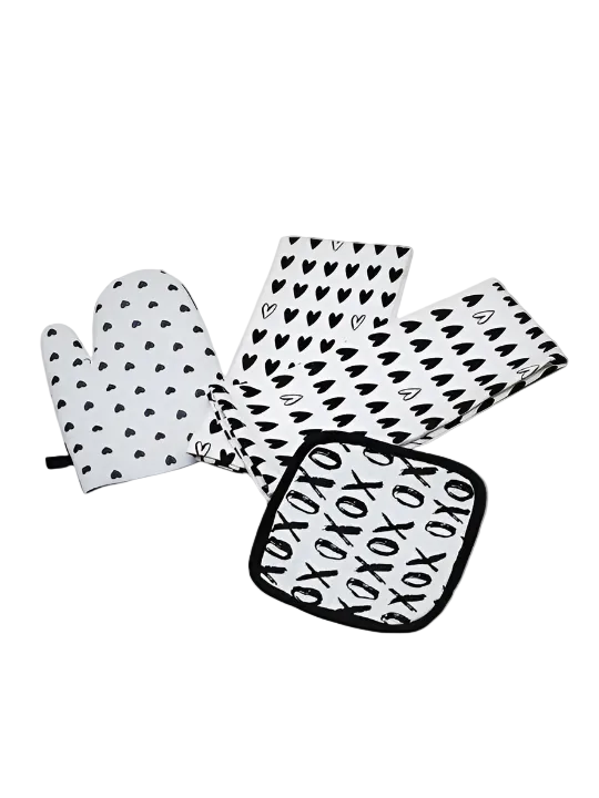 Oven Mitt (Love Black)
