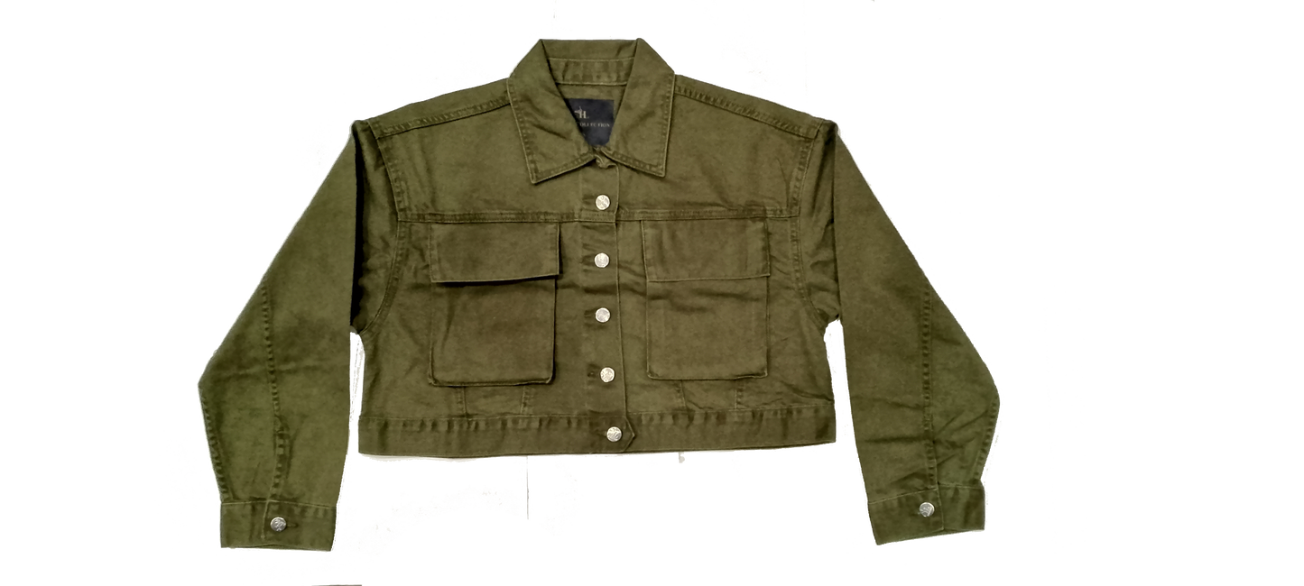 Utility Style Jacket - Nutmeg