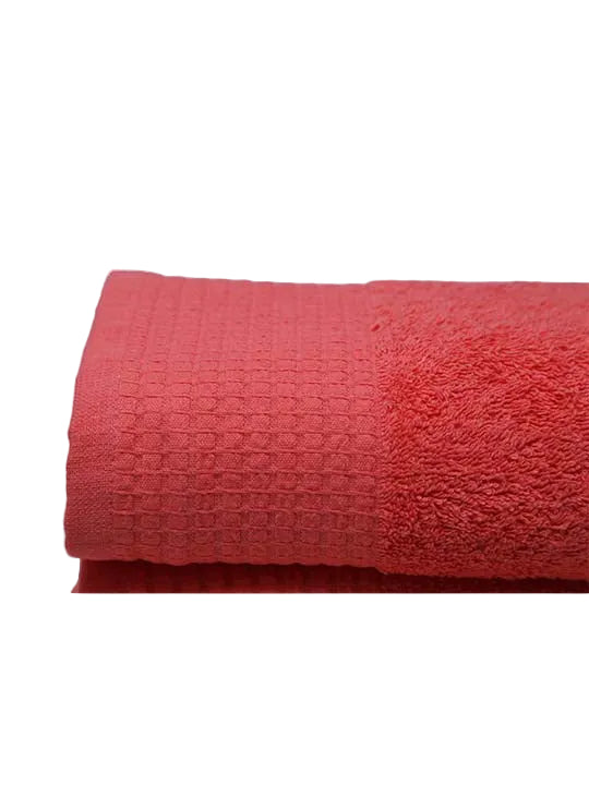 Orange Fancy | 2-Piece Fancy Border Hand Towel Set | TLH2FBOR