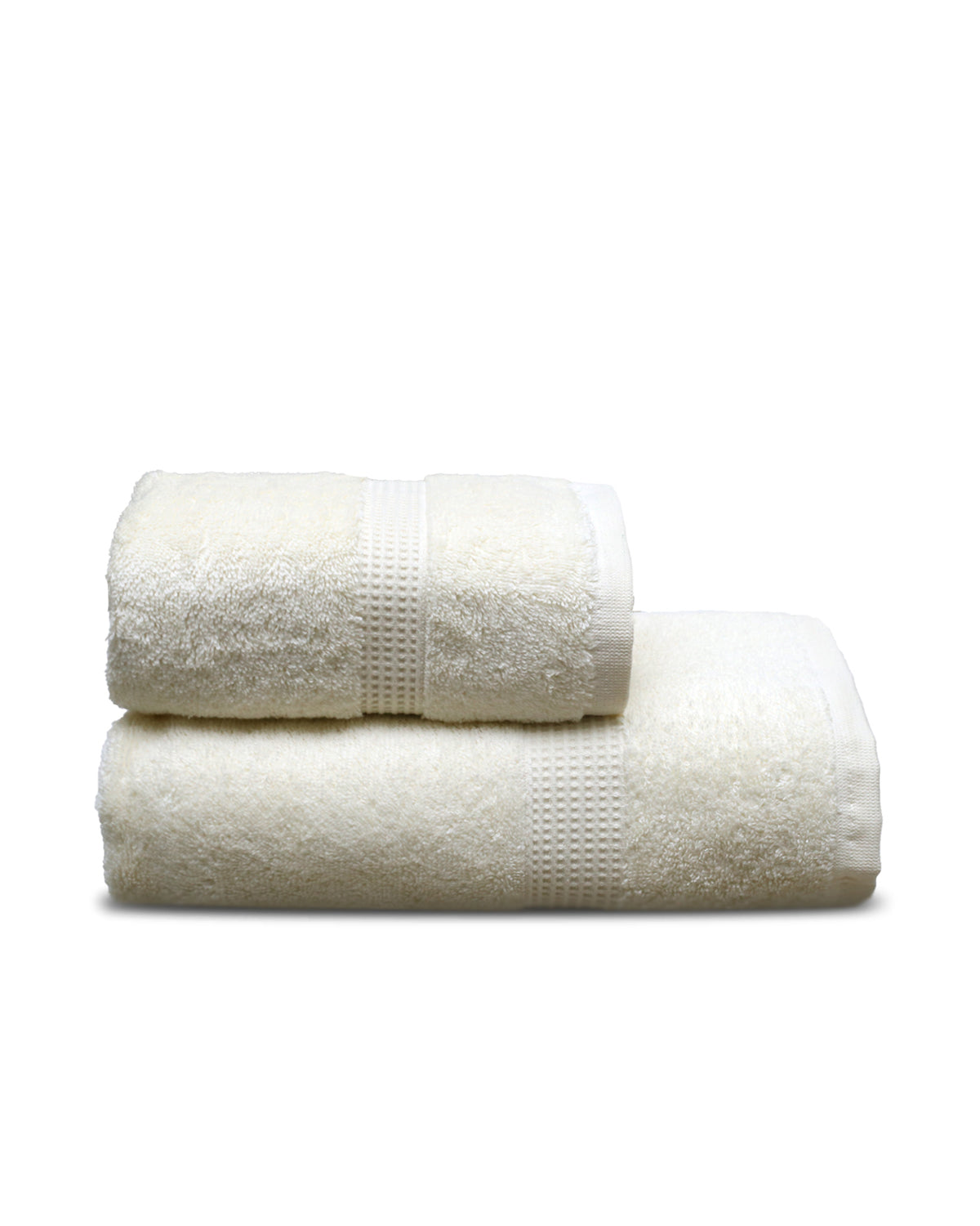 Two Pieces Towel Set (Cream)