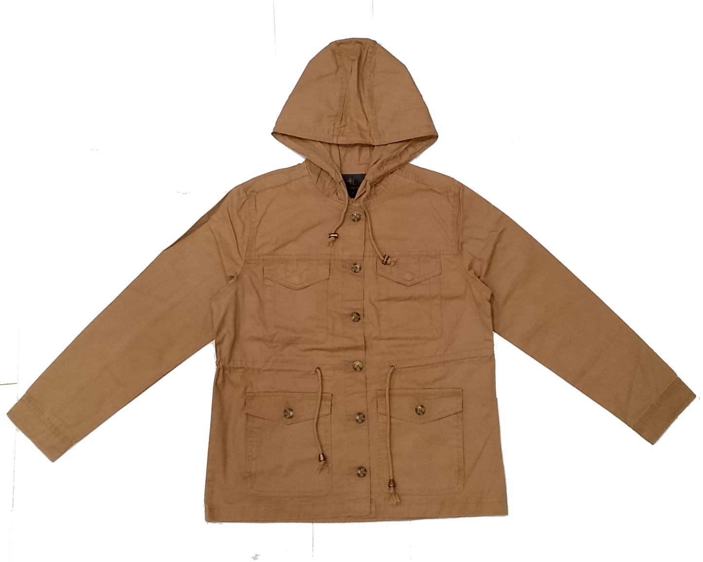 Cinnamon Hooded Denim Jacket