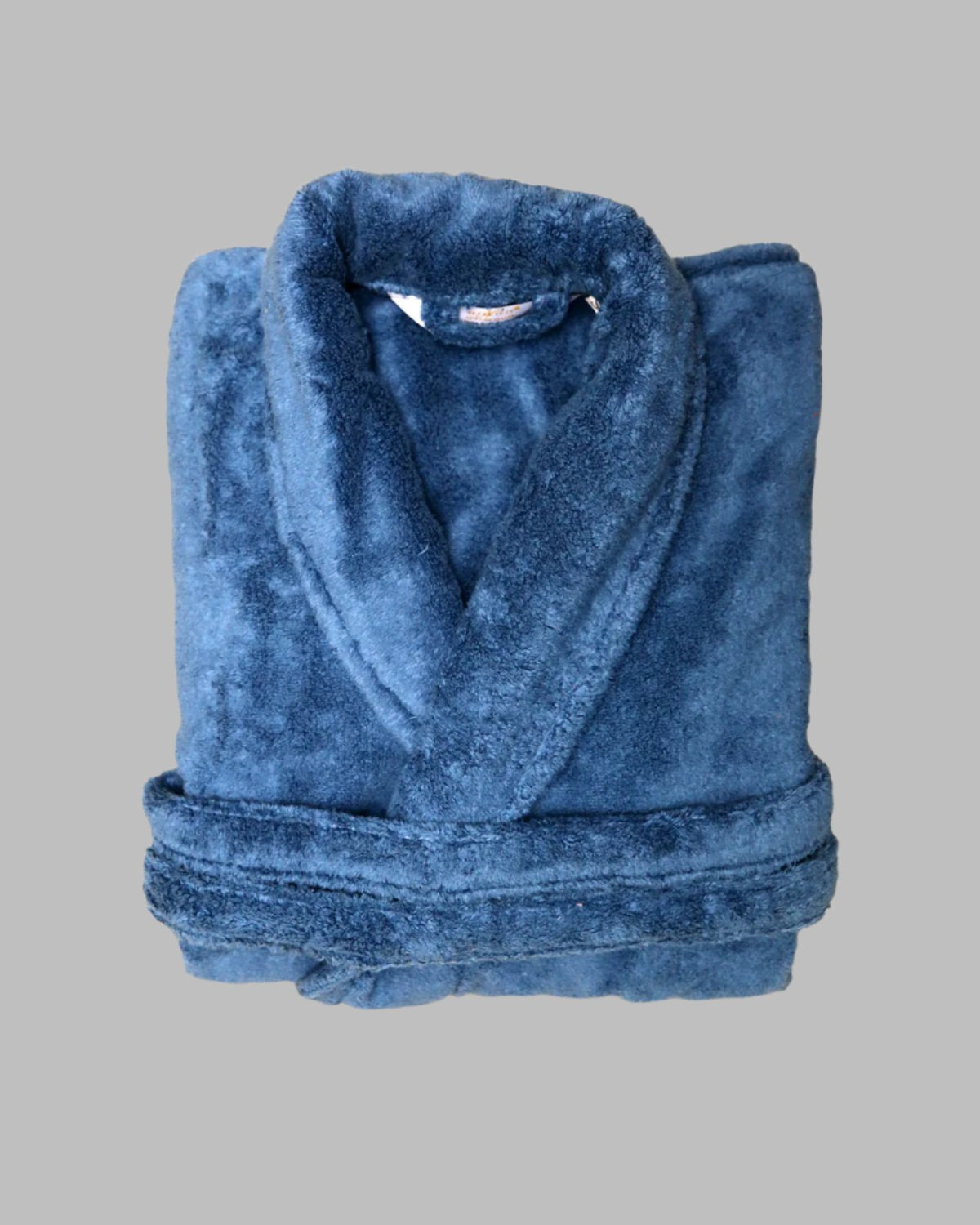 Adult Bathrobe W-Blue