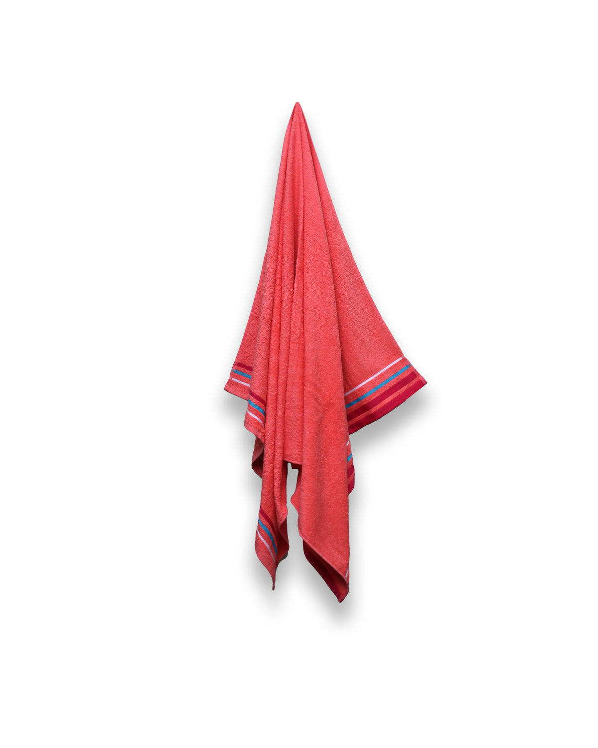 Pink Bath Sheet Stripe