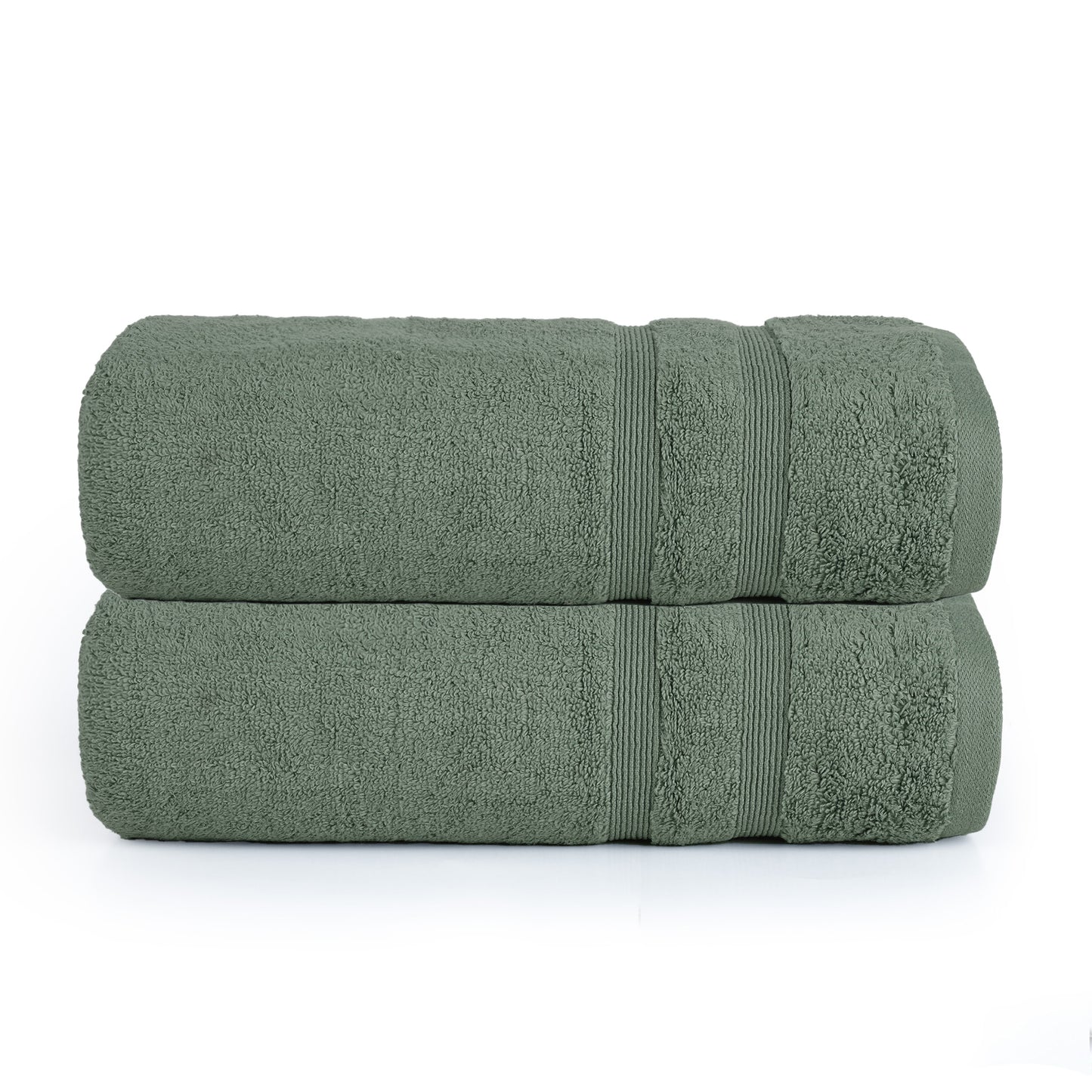 Charcoal Zero Twist Egyptian Bath Towel Pack of 2 – 600 GSM | 70×130 cm
