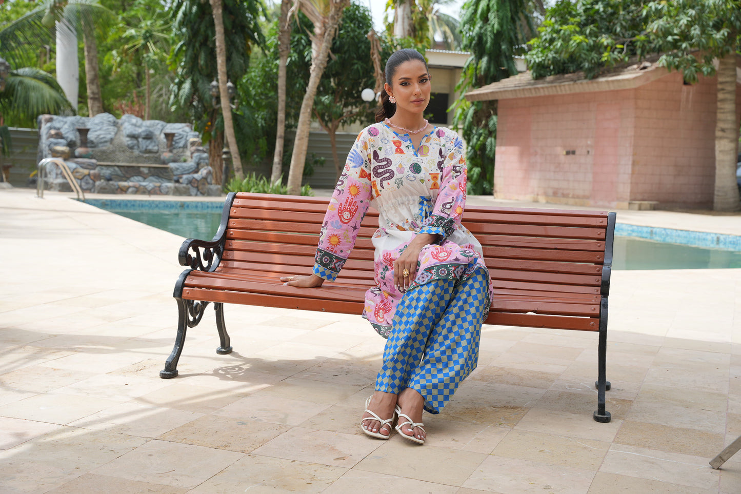 HL – Razon Ka Canvas | 2 Piece Stitched Lawn Suit | Summer 2026