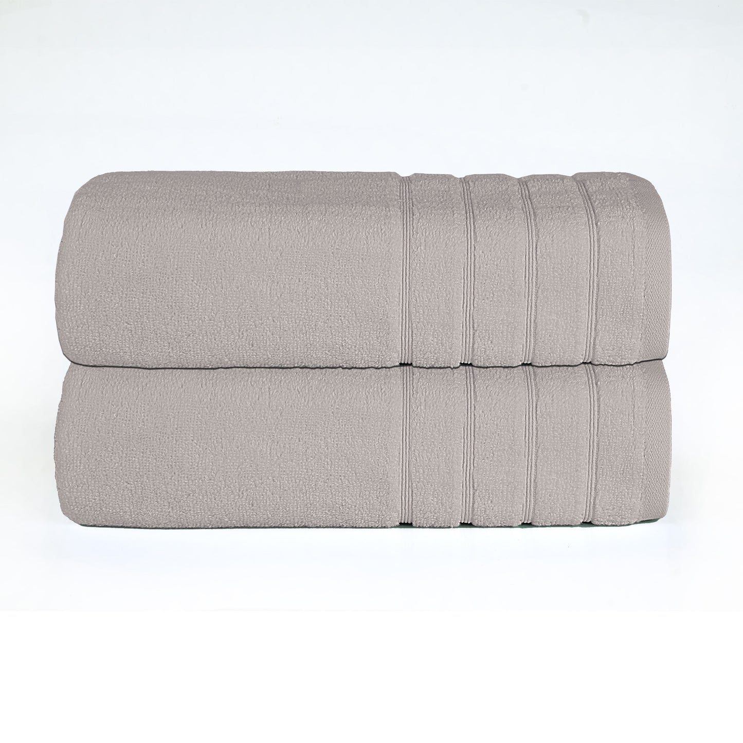 Grey Zero Twist Egyptian Bath Sheet Pack of 2 – 600 GSM | 90×140 cm
