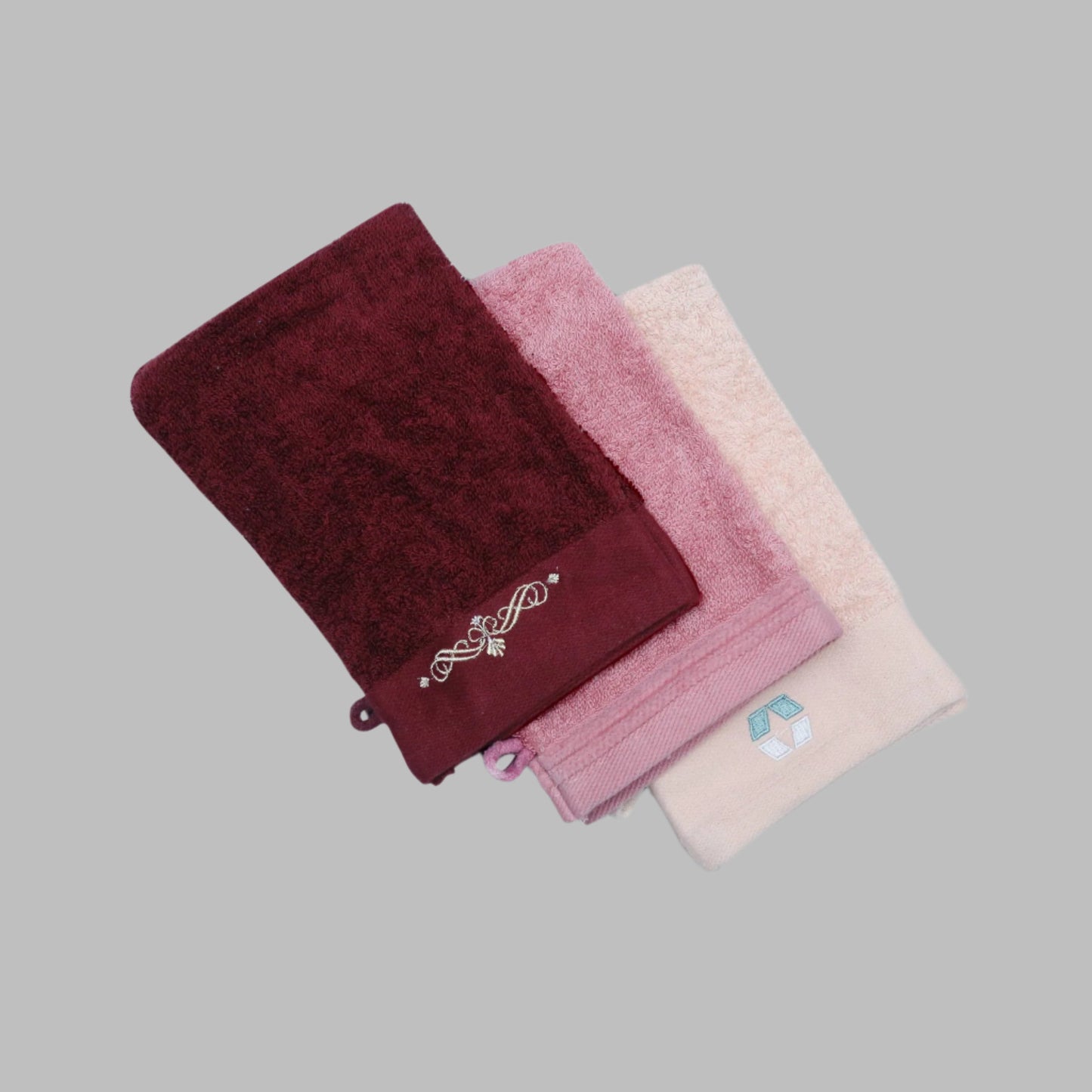 6 Pack Bath Gloves Set