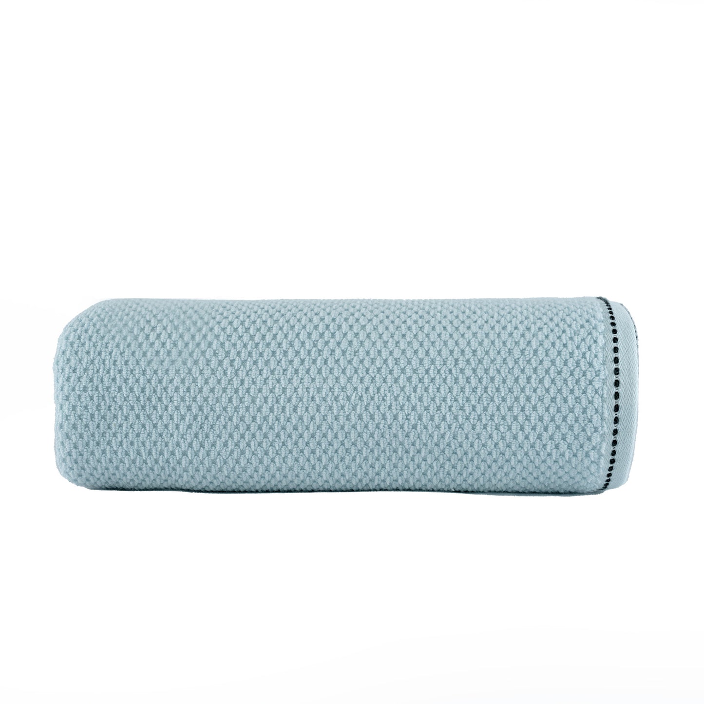 Light Blue HL Oxford Bath Towel – 600 GSM | Popcorn Texture Premium Cotton (70×140 cm)