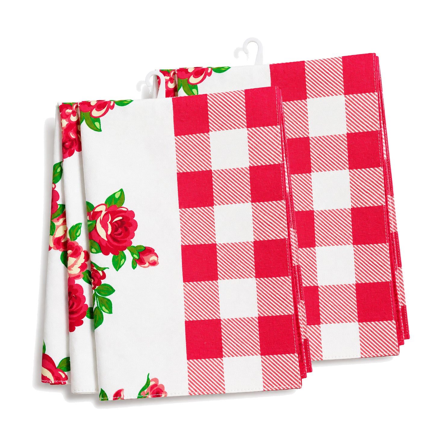 Printed 6 Pcs Placemat Set – Red | 100% Cotton | 19x13 Inches