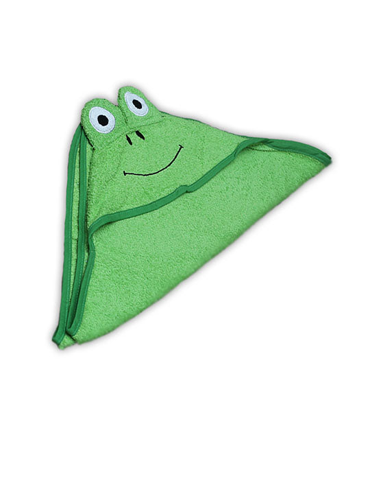 Baby Cap Towel Embroidered  (Frog)