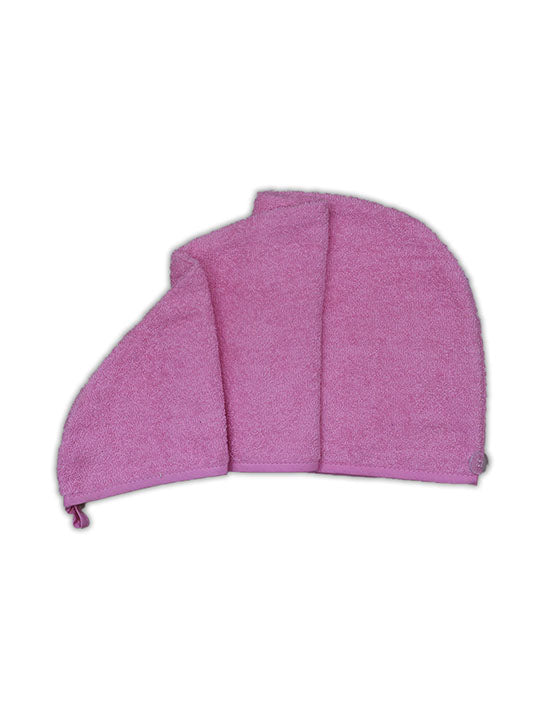Pink – Turban Towel Set (Pack of 2)