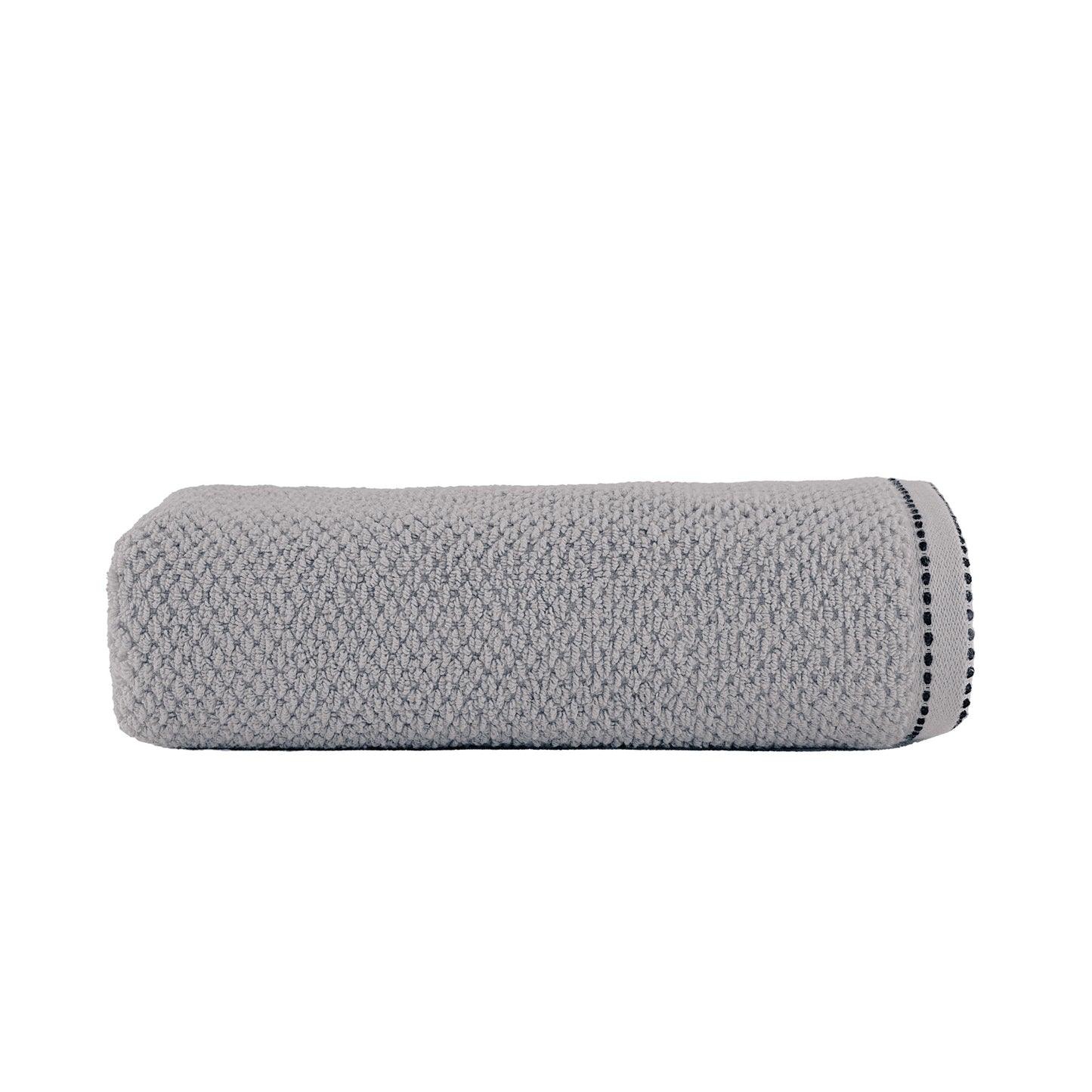 Silver Grey | HL Oxford Hand Towel – 600 GSM | Popcorn Texture Premium Cotton (50×100 cm)