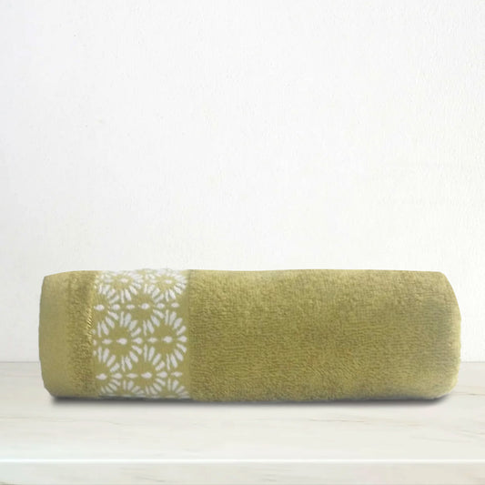 Hand Towel – Fancy Embroidery (Green) | THTEGR