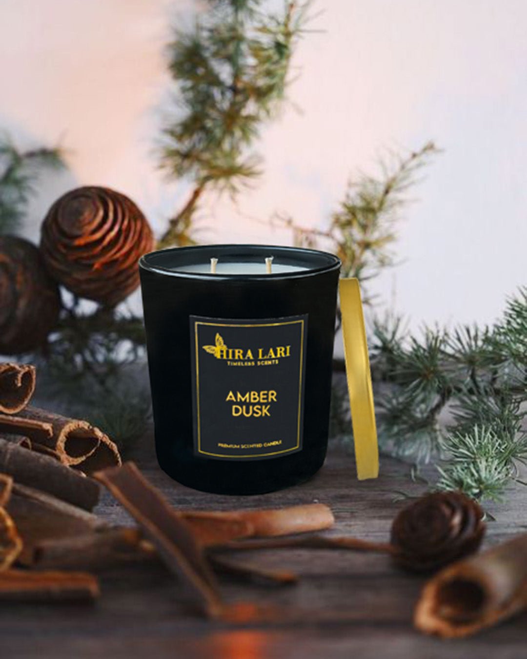 Amber Dusk Home Candle Jar – Medium