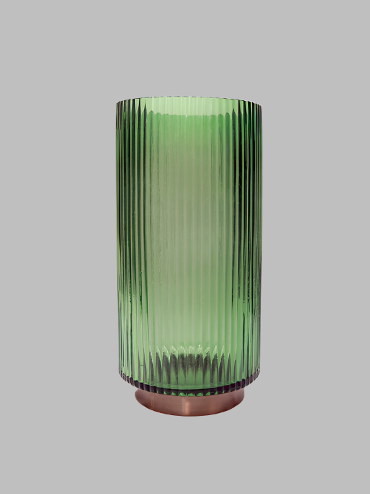 Glass Vase - Green