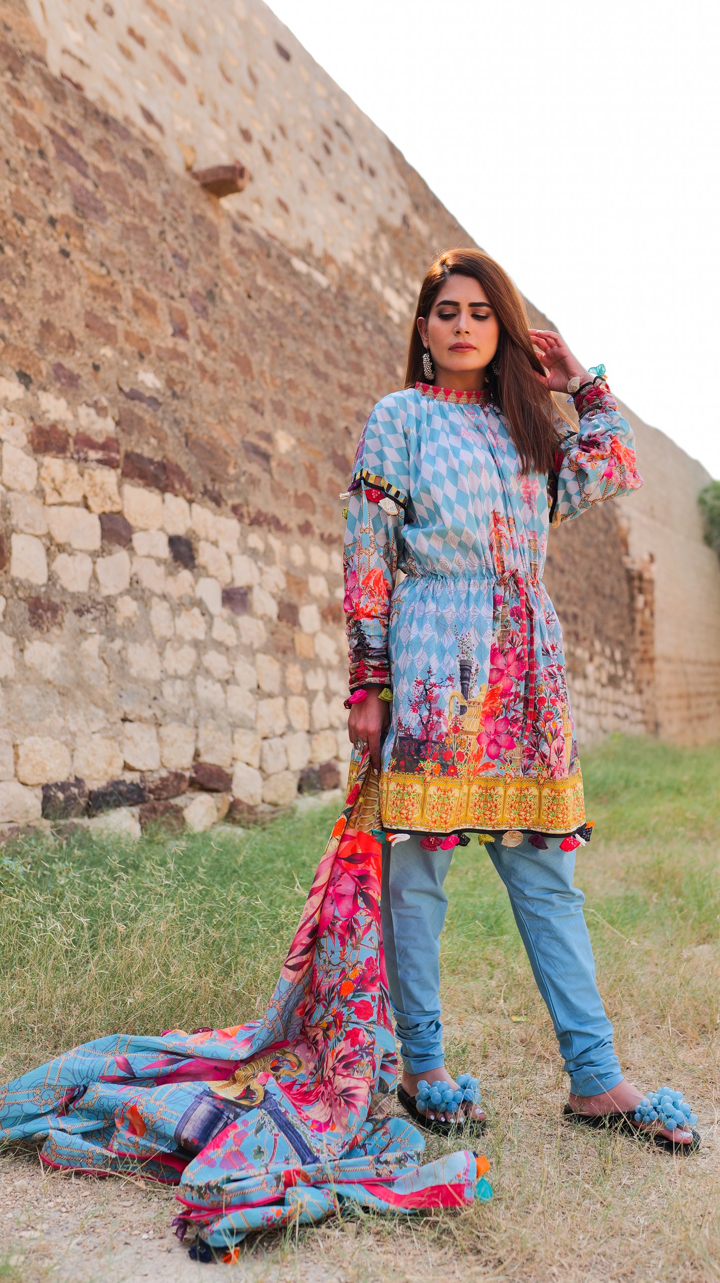 MARAKESH by Hira Lari Lawn - 3 Piece Unstitched Lawn Suit