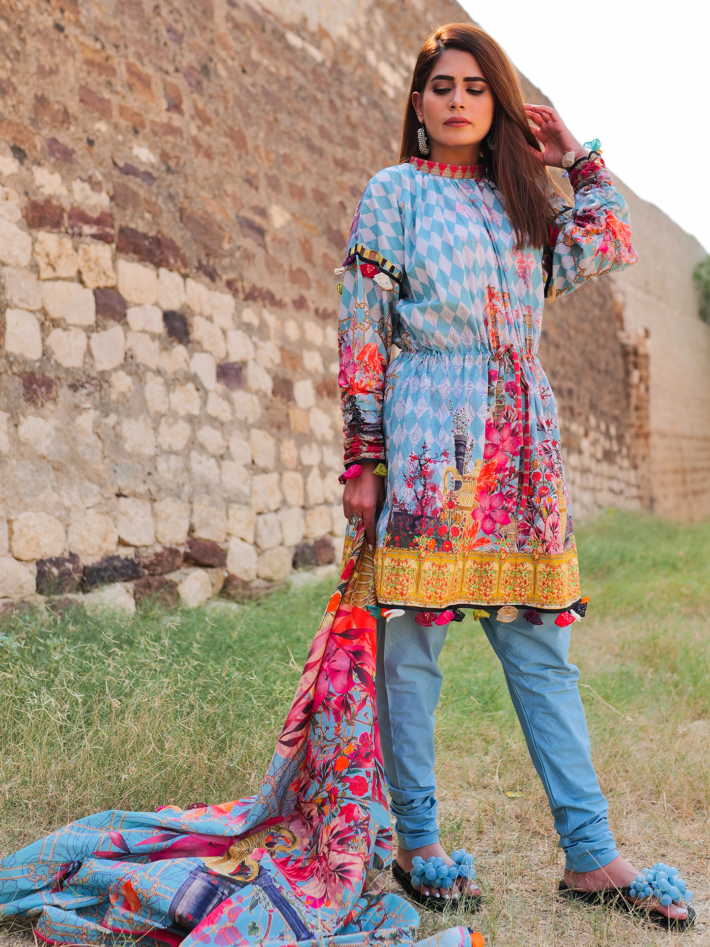 MARAKESH by Hira Lari Lawn - 3 Piece Unstitched Lawn Suit