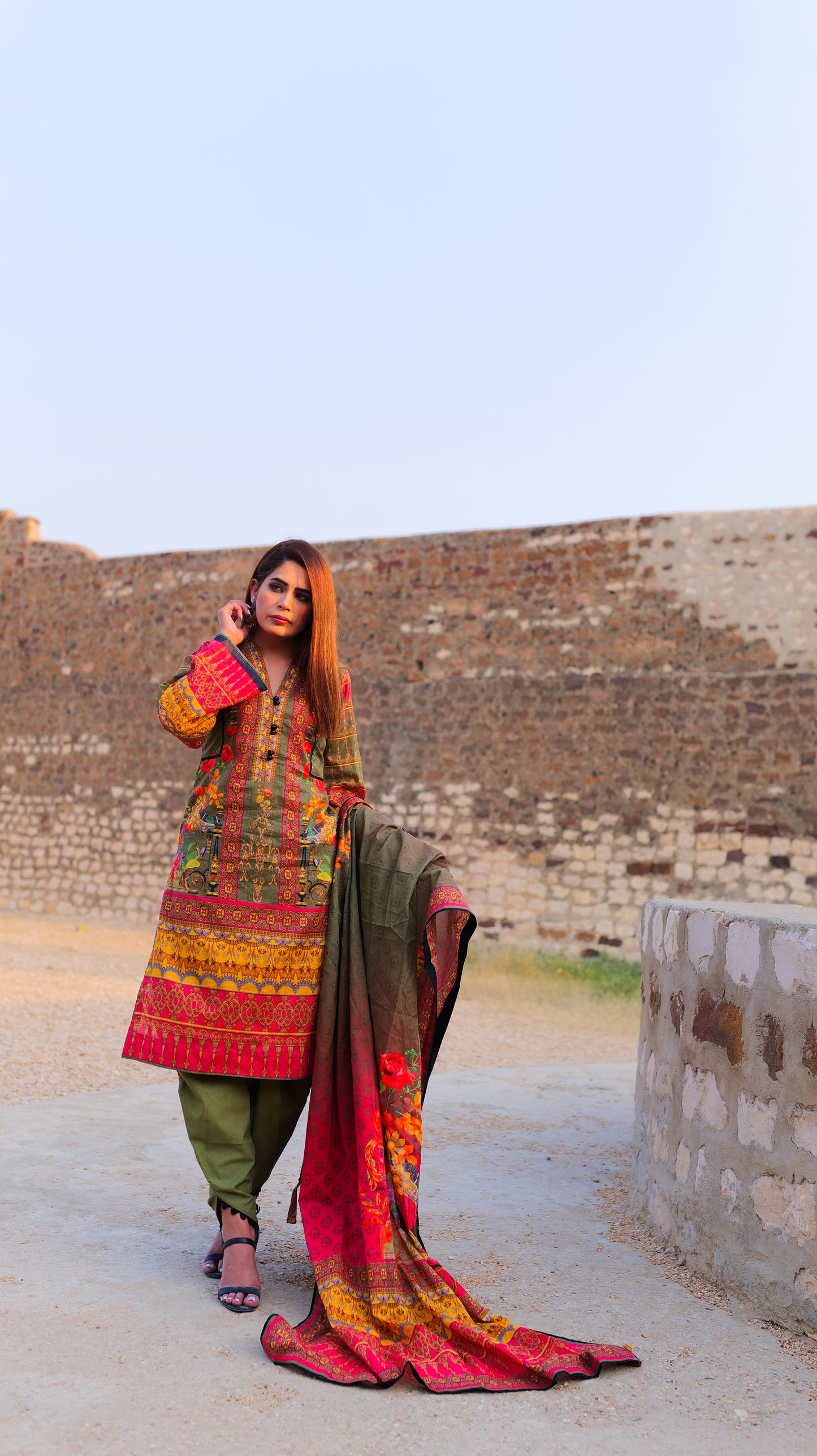 ZULU by Hira Lari Lawn - 3 Piece Unstitched Printed Lawn Suit