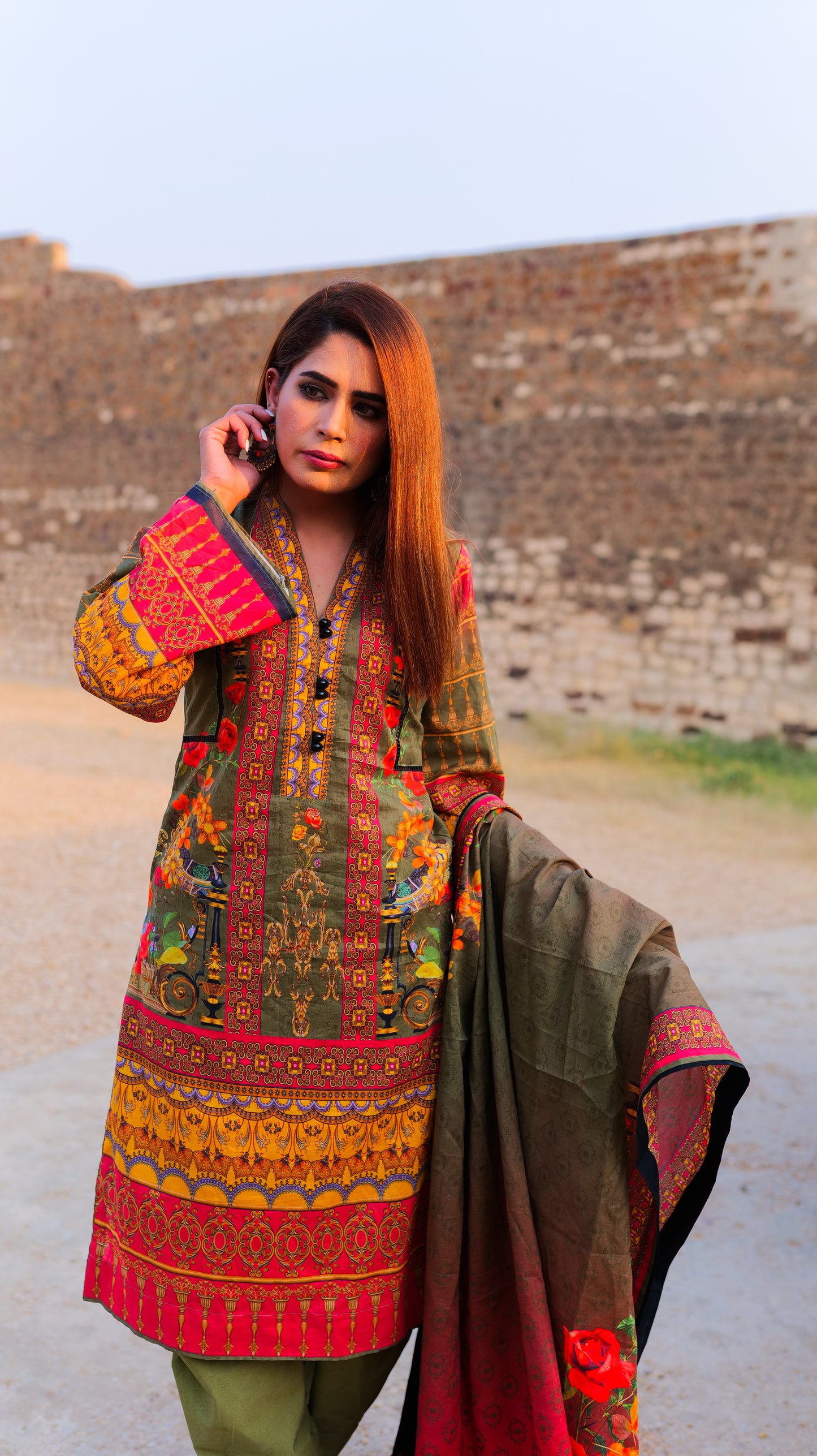 ZULU by Hira Lari Lawn - 3 Piece Unstitched Printed Lawn Suit