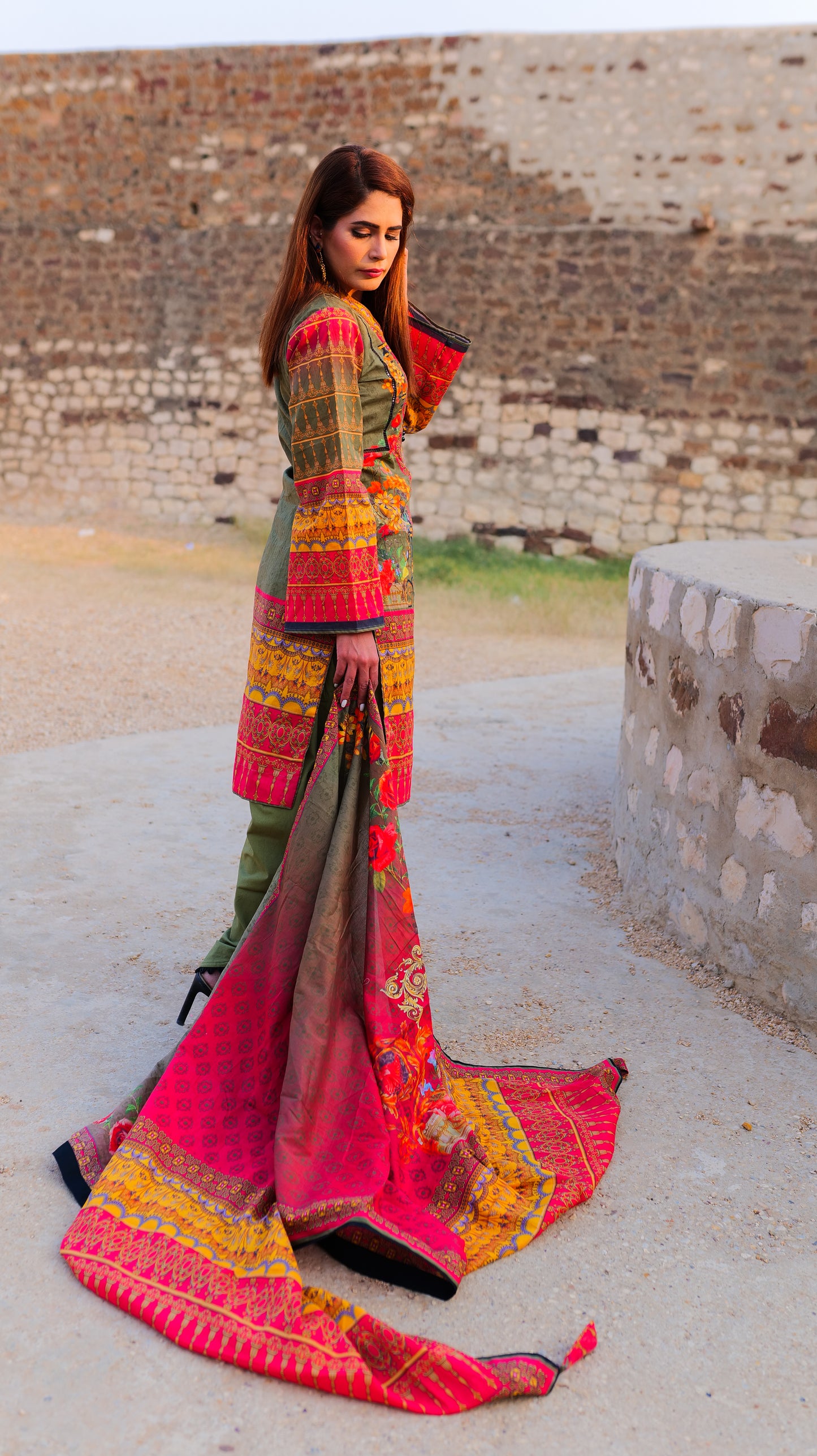 ZULU by Hira Lari Lawn - 3 Piece Unstitched Printed Lawn Suit