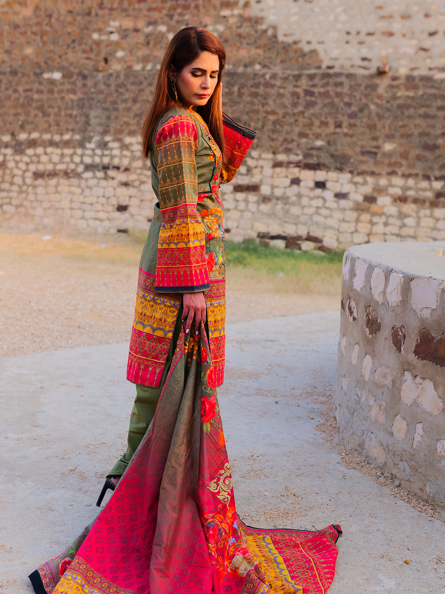 ZULU by Hira Lari Lawn - 3 Piece Unstitched Printed Lawn Suit