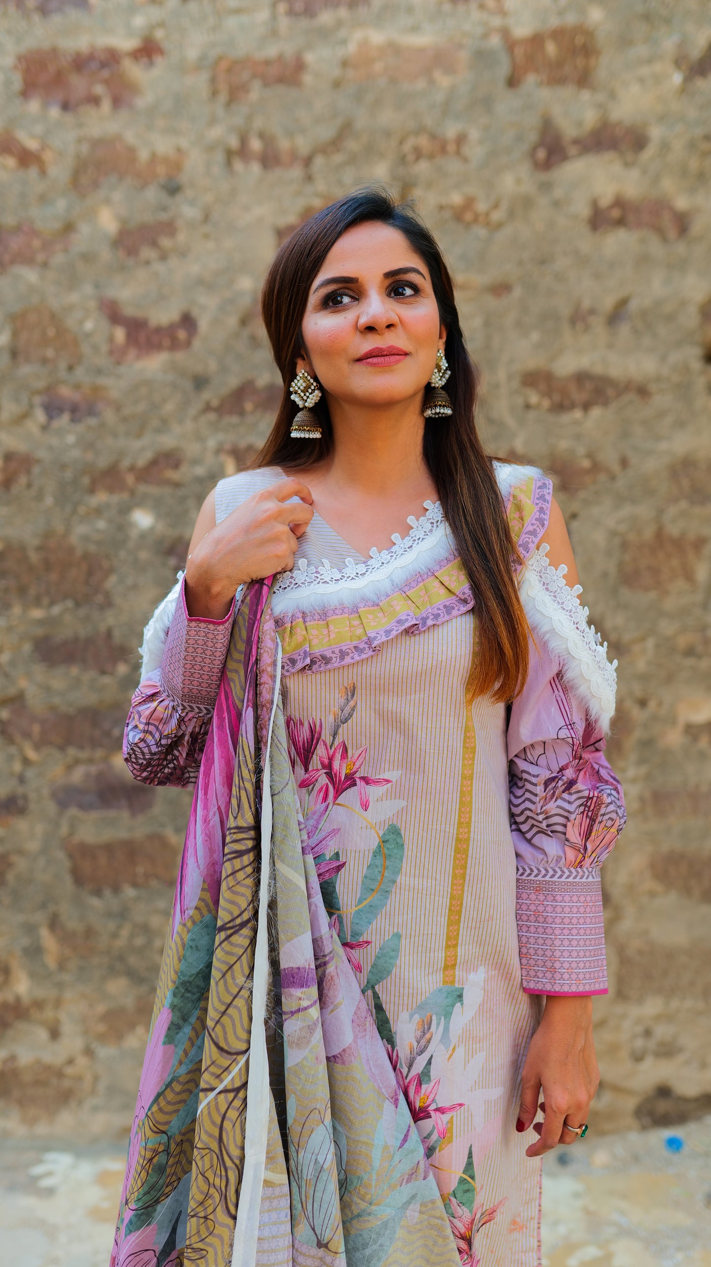 LILLY by Hira Lari Lawn - 3 Piece Unstitched Lawn Suit