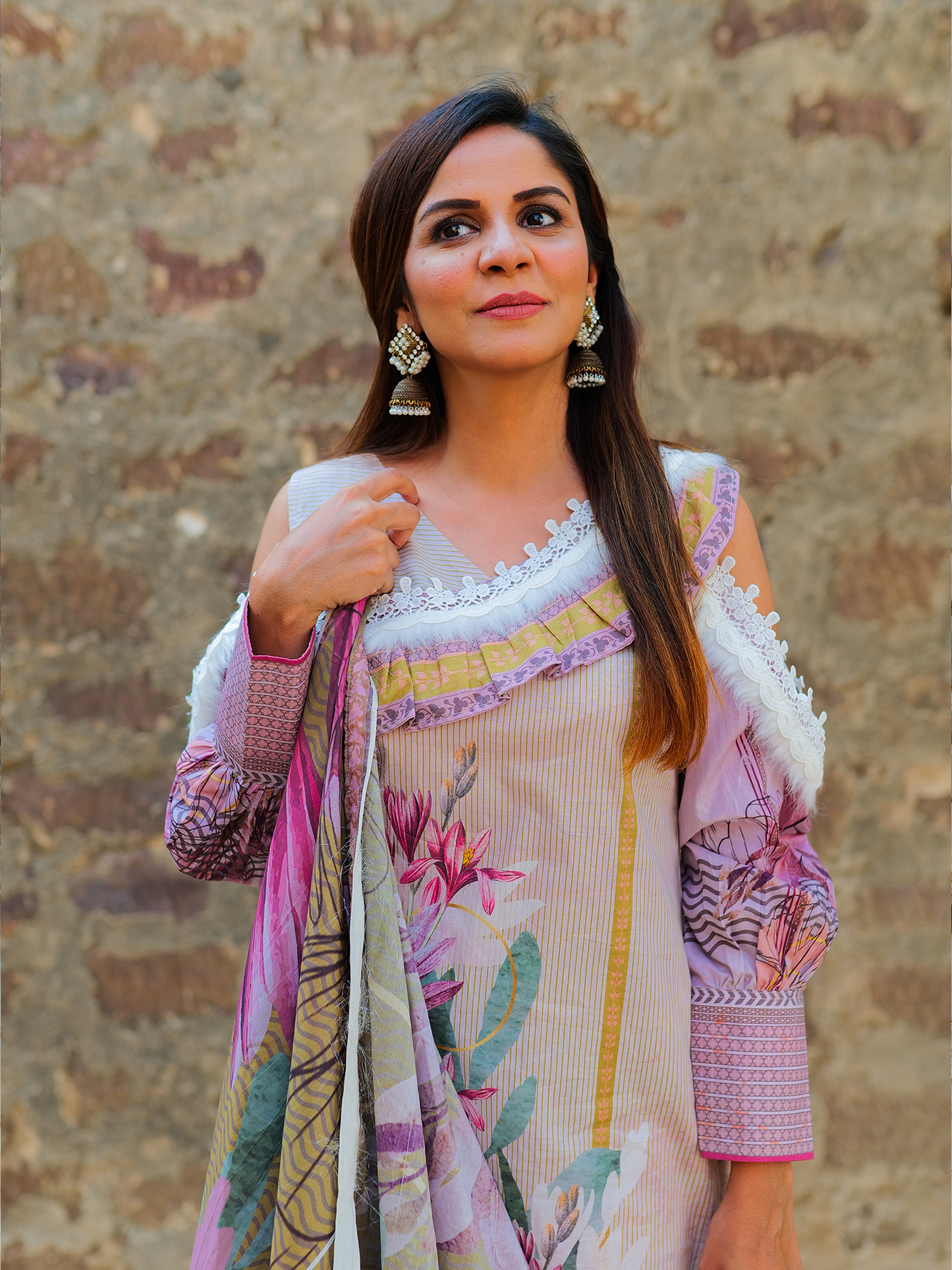 LILLY by Hira Lari Lawn - 3 Piece Unstitched Lawn Suit