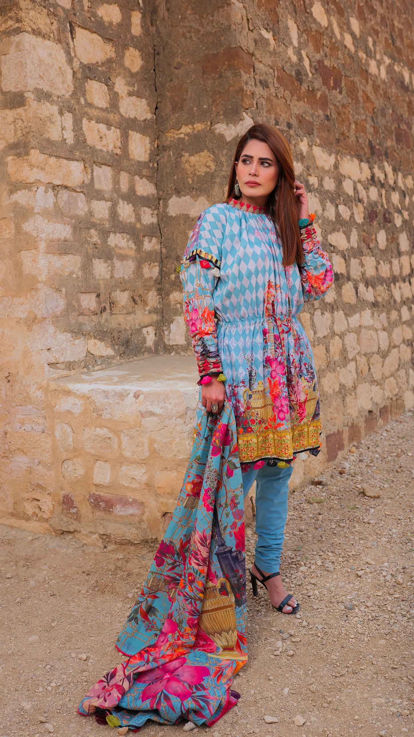 MARAKESH by Hira Lari Lawn - 3 Piece Unstitched Lawn Suit