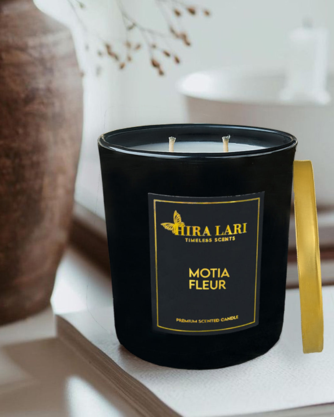 Motia Fleur Home Candle Jar – Medium