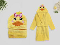 Kids Bathrobe Duck 01