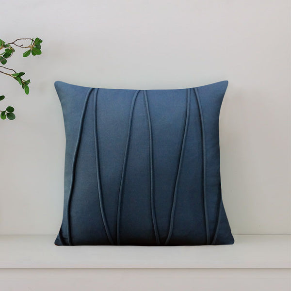 Fancy Cushion Cover (Blue)