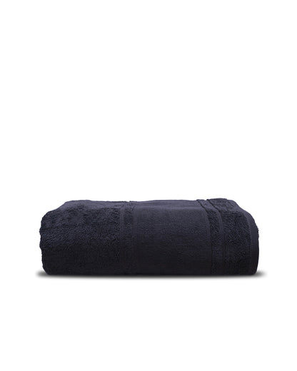 Single Bath Sheet Fancy Charcoal