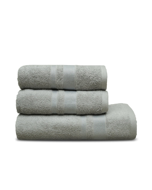 Fancy Towels 3pc Set (Grey)