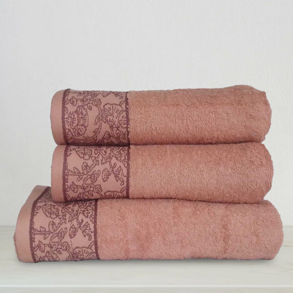 2 Hand Towel 1 Bath Towel Set Jacquard