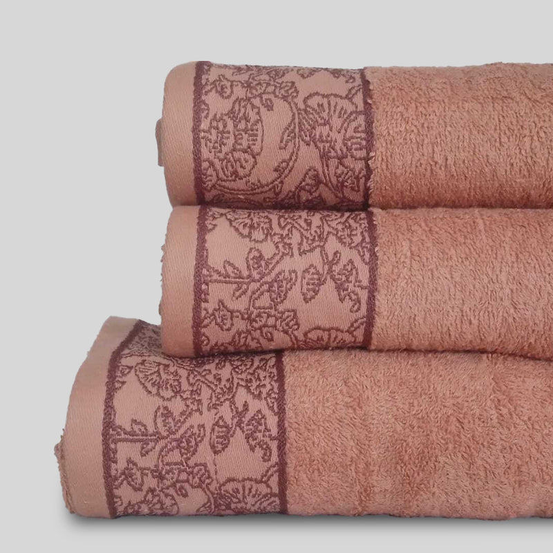 2 Hand Towel 1 Bath Towel Set Jacquard