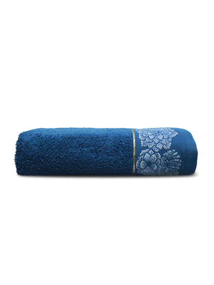 Hand Towel Jacquard Emb (Blue)