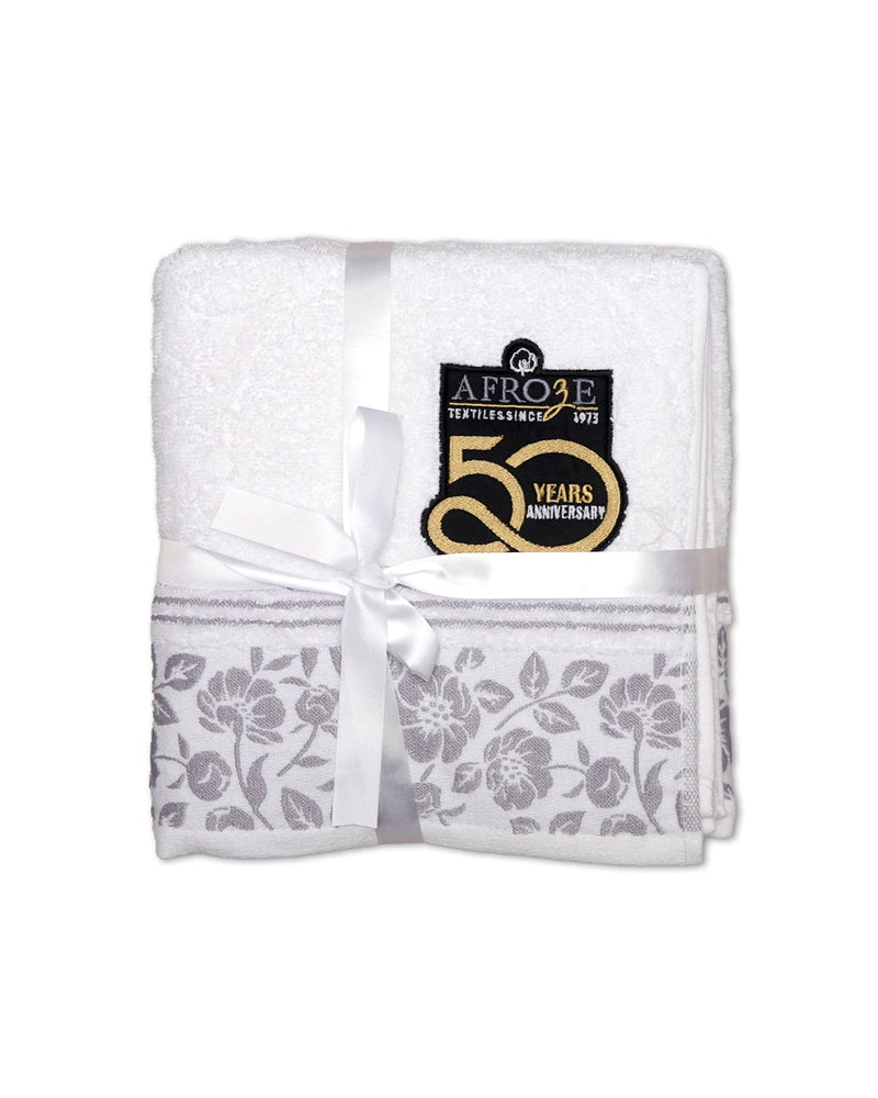 Hand Towel (02 Pieces Set) White