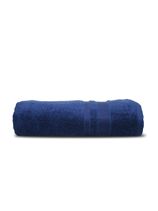 M-Blue Bath Towel Fancy