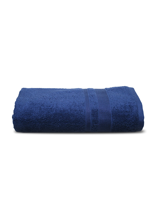 M-Blue Bath Towel Fancy