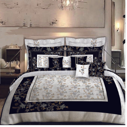 "Charm" Embroidered 14-Piece Bridal Bedding Set