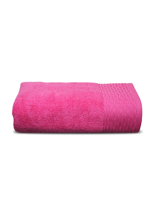 Fushia Bath Towel Fancy - TBTFFU2