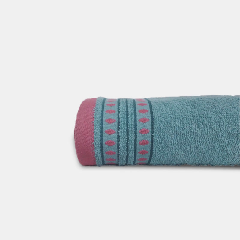 Hand Towel Fancy (Aqua)