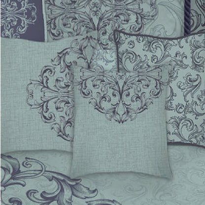 "Ornament" Embroidered 14-Piece Bridal Bedding Set