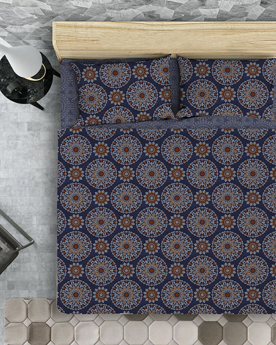 King Flat Sheet Set (Mandala)