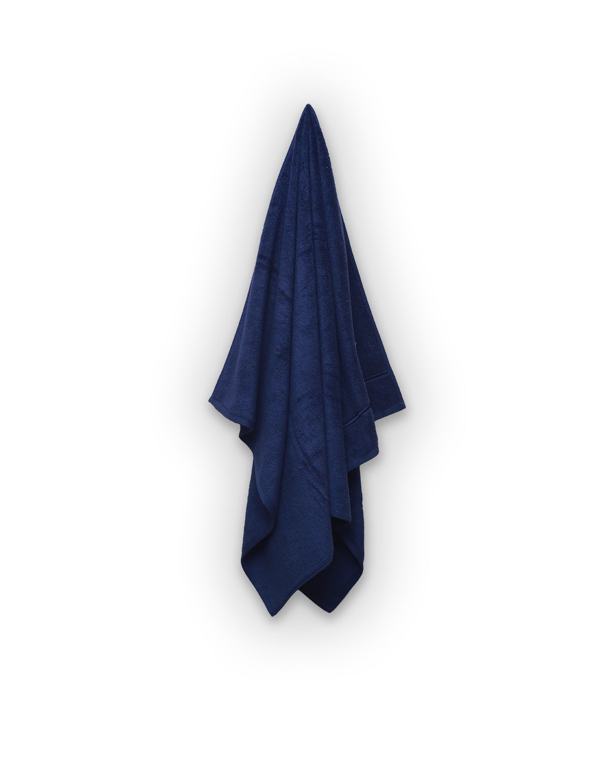 Single Bath Sheet Emb. Zero Twist Navy