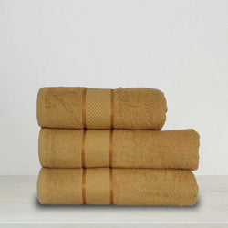 Mustard Towel Set Fancy (Pk of 3)